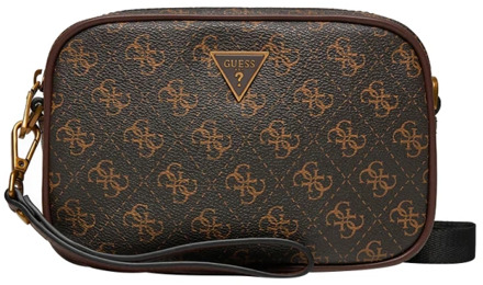 Guess Vezzola Smart Mini Crossbody 4G-Logo Bruin - T/U