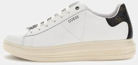 Guess Vibo Sneakers Gemengd Leer Wit - 41