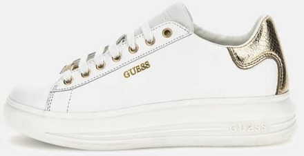 Guess Vibo Sneakers In Echt Leer Goud multi - 35