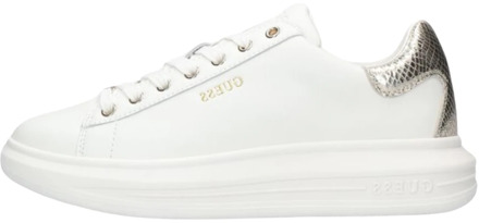 Guess Vibo Sneakers In Echt Leer Goud multi - 37