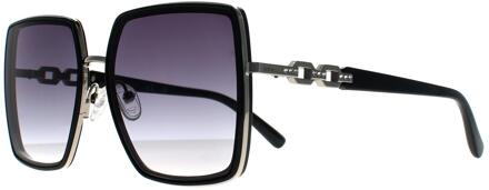 Guess Vierkant Vrouwen Glimmend Zwart Grijs Gradiënt GO00041 - One Size