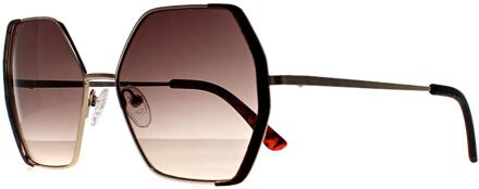 Guess Vierkant Vrouwen Goud Bruin Gradiënt GF0387 - maat