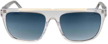 Guess Vierkante Frame Zonnebril - maat Grijs