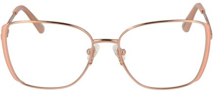 Guess Vierkante Zonnebril Perzik - One Size