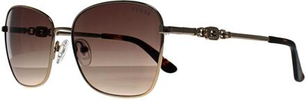 Guess Vlinder Dames Goud Bruin Kleurverloop GU7884
