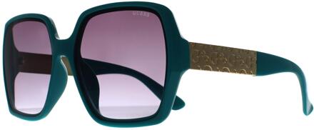 Guess Vlinder Glimmend Turquoise Grijs Kleurverloop GO00031 - maat Blauw