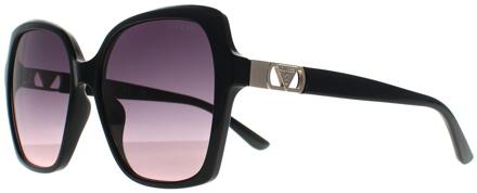 Guess Vlinder Vrouw Zwart Paars Kleurverloop GF6191 - maat