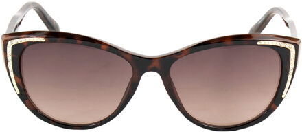 Guess Vrouwen Zonnebril 56/16/150 mm Geïnjecteerd Bruin - One Size