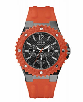 Guess W11619G4 - Horloge - 45 mm - Oranje