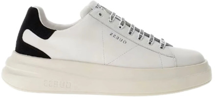 Guess Witte Casual Sneakers voor Mannen Guess , White , Heren - 44 Eu,45 Eu,46 Eu,40 Eu,42 Eu,41 Eu,43 EU