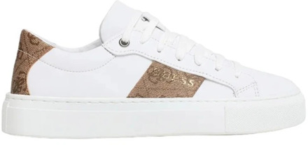 Guess Witte Casual Synthetische Sneakers oor rouwen Guess , White , Dames - 38 EU