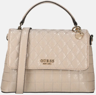 Guess Yarmilla top handle handtas taupe