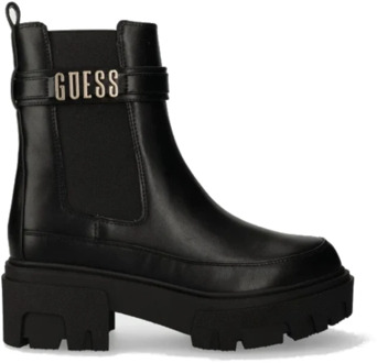 Guess Yelma Laarsjes Met Logo-Opschrift Zwart - 37