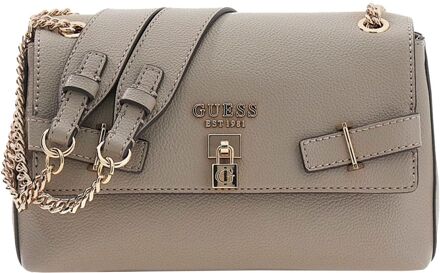 Guess Yesba Convertible Xbody Flap dark taupe damestas - H 13 x B 22 x D 10 cm