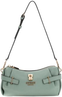 Guess Yesba Mini Top Zip light sage damestas Groen - H 14 x B 22 x D 10 cm
