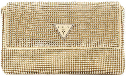 Guess Zalina frame clutch - maat One size Geel