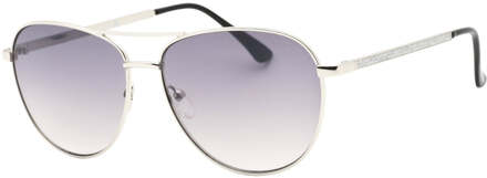 Guess zilveren zonnebril met gradiëntrooklens