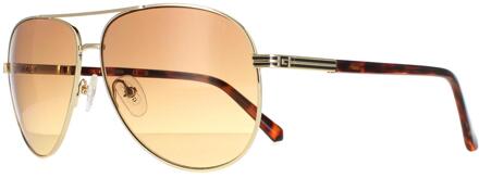 Guess zonnebril gu00043 32f goud bruin gradiënt - maat