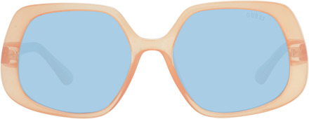 Guess Zonnebril, Gu7862 Cod, Colore 59v,Zonnebril Guess , Beige,Black , Dames - 56 MM