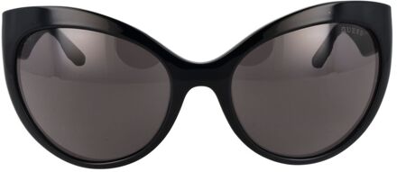 Guess Zonnebril met Patroonde Armleuningen Zwart