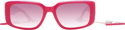 Guess Zonnebril Rechthoekig Model Roze - T/U