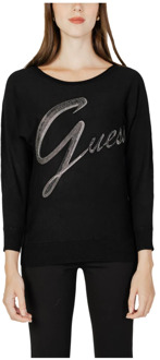 Guess Zwart Gebreid Kledingstuk met Lange Mouwen Guess , Black , Dames