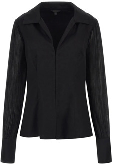 Guess Zwarte Blouse voor Vrouwen Guess , Black , Dames - Xl,Xs