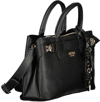 Guess Zwarte polyethyleen handtas - maat