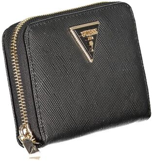 Guess Zwarte Polyethyleen Portemonnee - maat