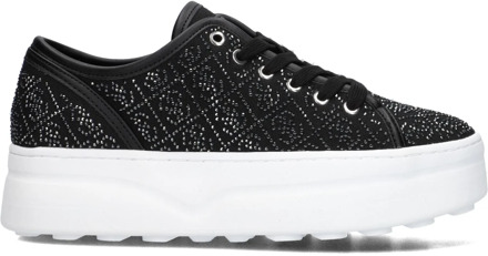 Guess Zwarte Queeny Lage Sneakers Guess , Black , Dames - 35 Eu,37 Eu,40 Eu,36 Eu,38 Eu,39 EU