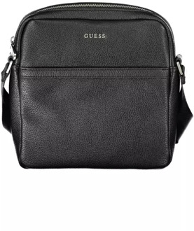 Guess Zwarte Riviera Crossbody Tas Guess , Black , Dames - ONE Size