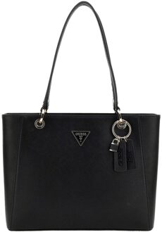 Guess Zwarte Tote Shopper Tas Guess , Black , Dames - ONE Size