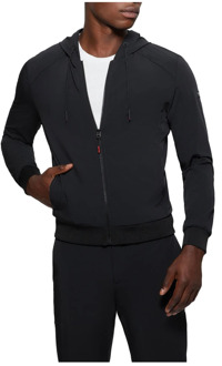 Guess Zwarte Zip Sweater voor Heren Guess , Black , Heren - Xl,L,M,S