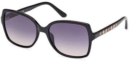 Guess Zwarte zonnebril met verlooplens Guess , Black , Dames - 55 MM