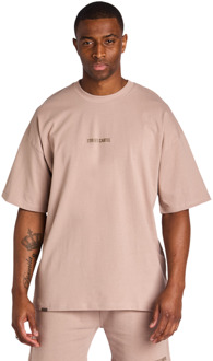 Guessepie T-shirts Heren - Bruin - Maat XS - Katoen Jersey Brown