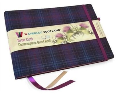 Guest Book - Kinloch Anderson Thistle Tartan cloth