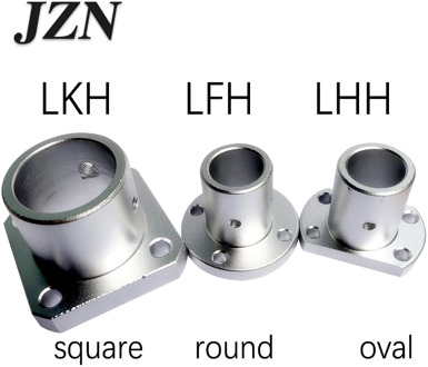Guide shaft support base optical axis support seat round flat flange optical axis mount 8 10 12 15 16 20 25 30 35 40 50