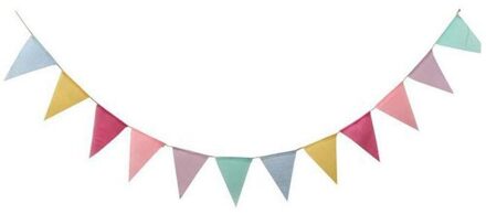 Guirlande Triple-Gedreven Vlag Chain Triple-Gedreven Ketting Is 4M X 12.5Cm X 17Cm Kleurrijke