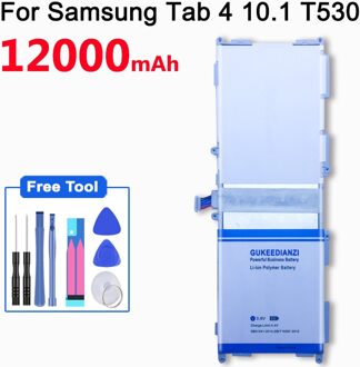 Gukeedianzi Tablet Batterij Voor Samsung Galaxy Tab 4 10.1 "SM-T530 SM-T531 SM-T533 SM-T535 SM-T537 P5220 EB-BT530FBC EB-BT530