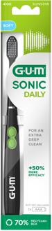 Gum Elektrische Tandenborstel GUM Sonic Daily Battery Toothbrush Black Soft 1 st
