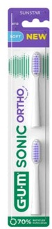 Gum Elektrische Tandenborstel GUM Sonic Ortho Brush Heads 2 st