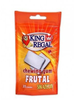 Gum fruity flavor 35 units sugar-free King Regal
