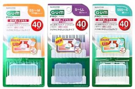 Gum Pro Care Disposable Plastic Soft Pick SS-M - 40 pcs