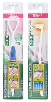 Gum Pro Care Periodontal Brush 1 pc - Random Color - Tongue