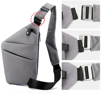 Gun Bag Chest Bag Men's New Grab Bag Anti-theft Personal Storage Bag Shoulder Bag Messenger Bag Female Travel Small Backpack