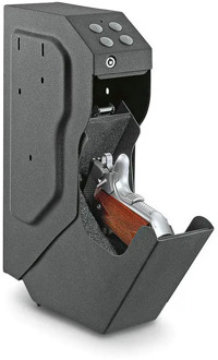 Gun Safe box Guns Password Combination Safe box Digital Code Safes With Security Key High Quality Steel Strongbox