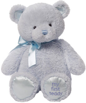 Gund pluche beer blauw, 46 cm