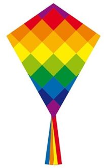 Gunther Eenlijnskindervlieger Eddy Rainbow Patchwork 58 X 70 Cm