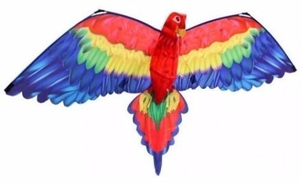 Gunther Gekleurd speelgoed vliegertje papegaai