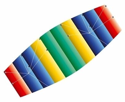 Gunther Gekleurde vlieger voor kinderen matras Multi